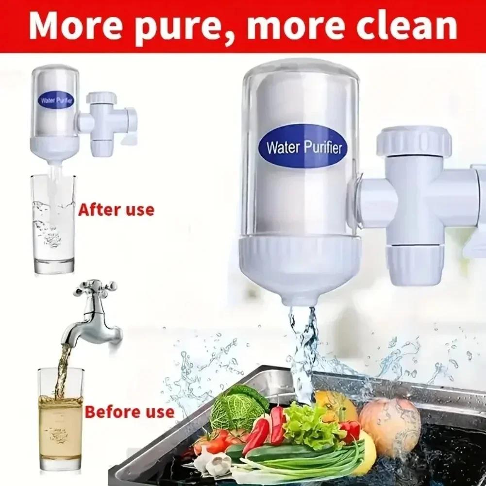 1PC Faucet Filters 11.5*10cm Home Kitchen Faucet Filter Washable Replacement Tap Long-lasting Filter Water Purifier Filters