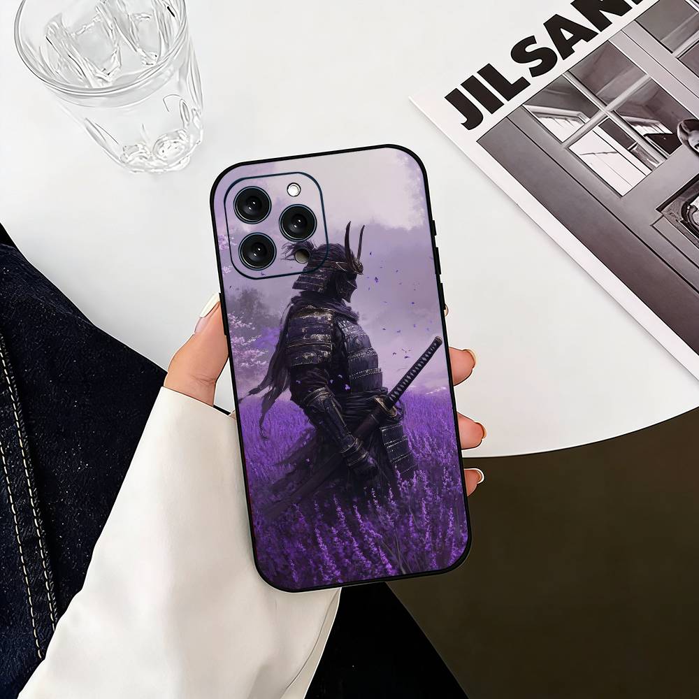 

J-Japanese B-Bushido S-Samurai Phone Case Silicone Soft For IPhone 17 16 15 14 13 12 11 X XR Plus Pro Max Plus iPhone17