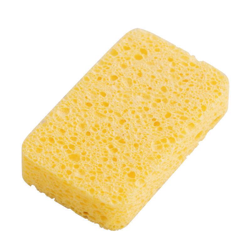 Thickened Wood Pulp Kitchen Cleaning Sponge - Absorbent, Eco-Friendly Dishwashing Pad