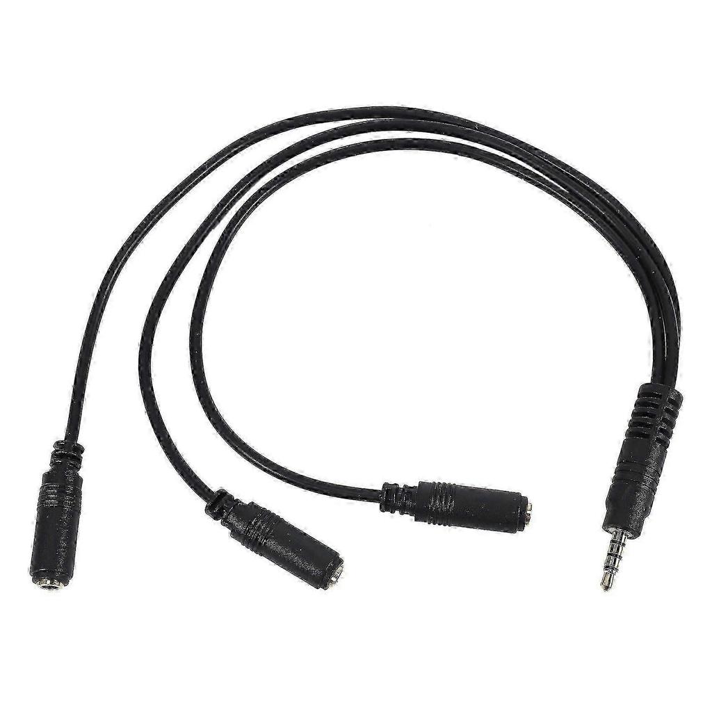 3.5mm Stereo Audio Splitter Cable Gold Plated 3.5mm (1/8 inch) TRRS Stereo Plug Male to 3 x 1/8 inch 3.5mm Stereo Jack Female 1 Input 3 Output Stereo