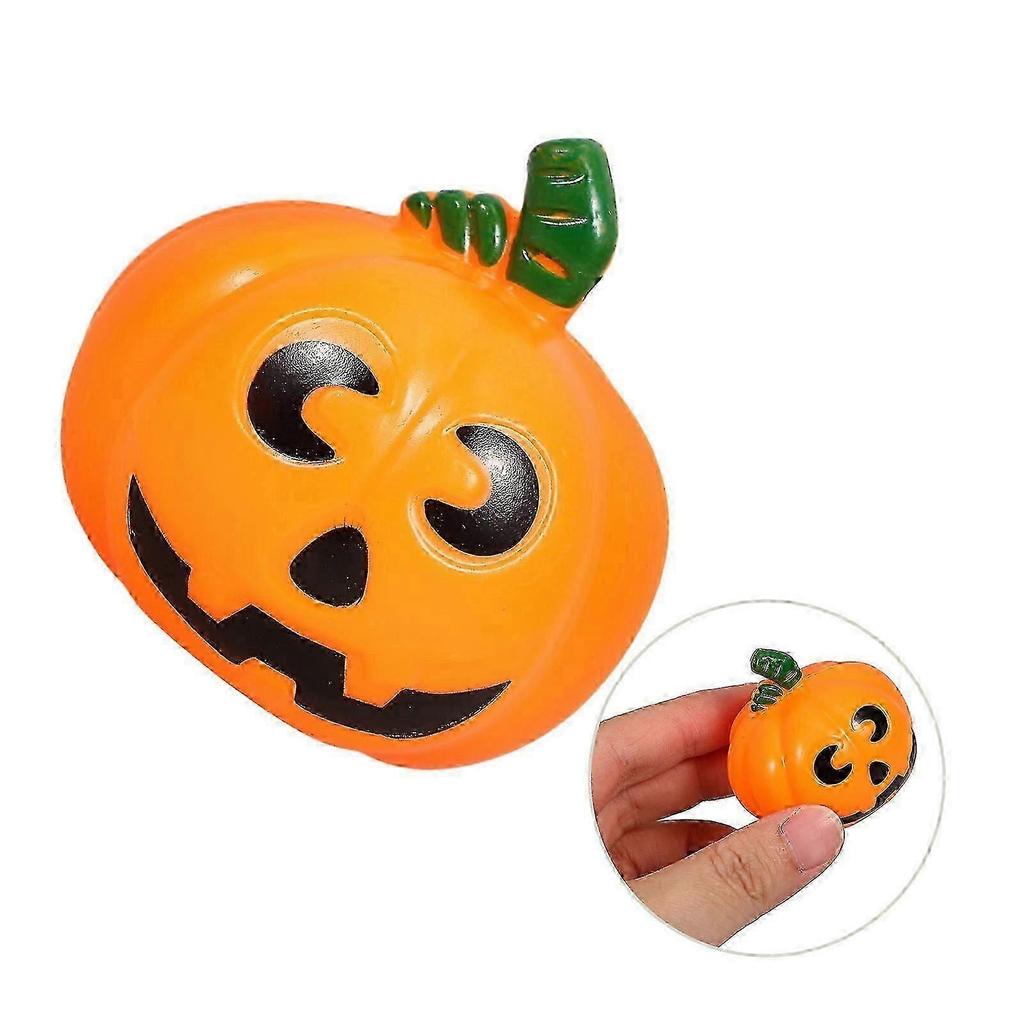 2026 Best!! Orange Plastic Halloween Mini Pumpkins Pack of Home Party Decorations