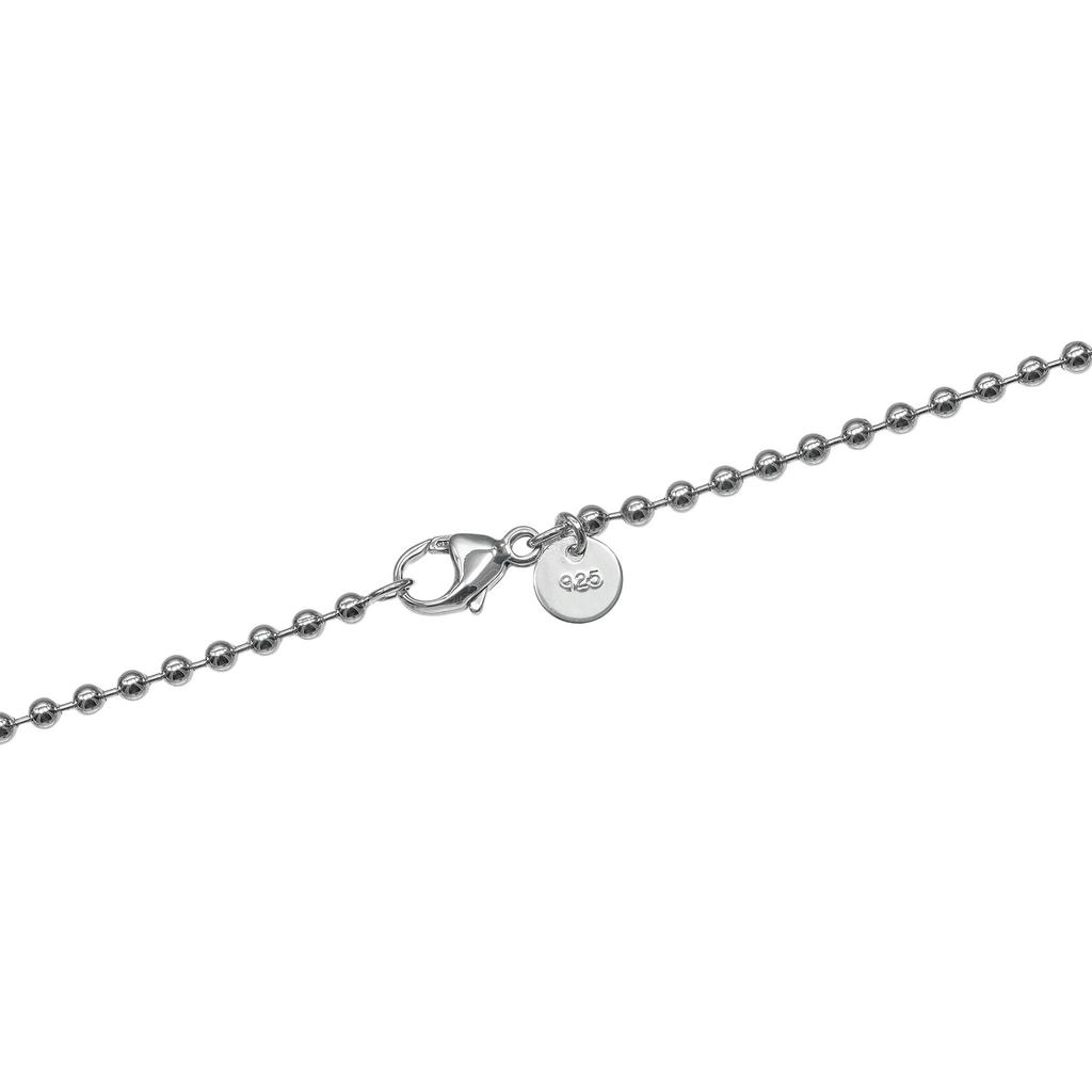 TIFFANY&Co. Return to TIFFANY & Co. oval tag Necklace Silver925 24.2g Women Used