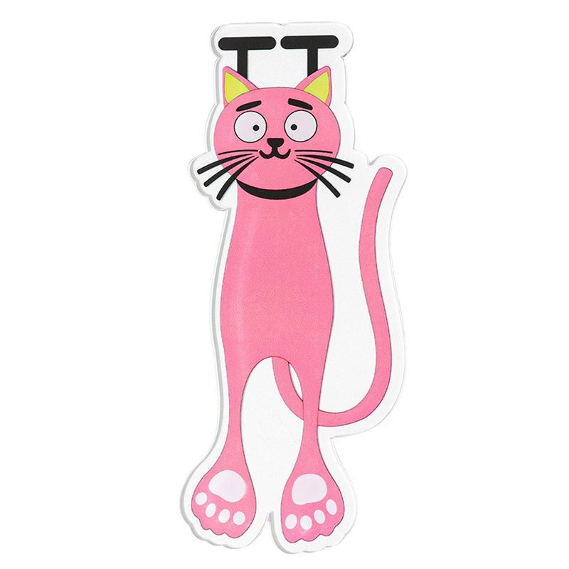 1 Pcs Kawaii Black Cat Bookmarks For Books 3D Plastic Stereo Animal Book Mark For Student Teacher'S Gifts Creative Stationery