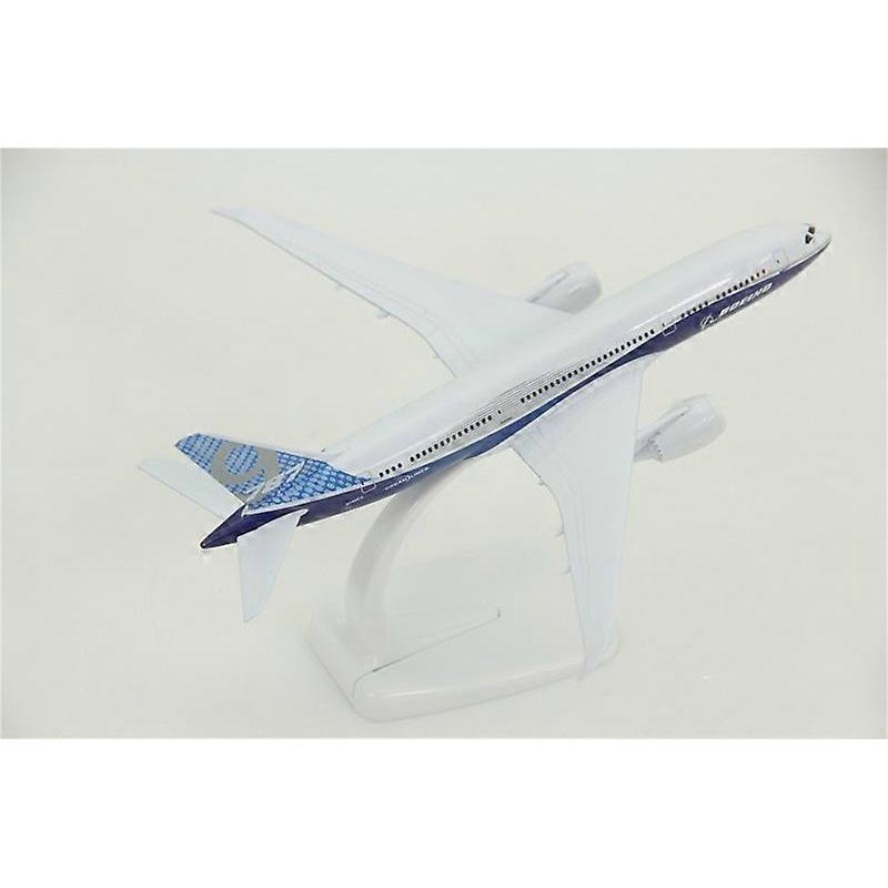 18CMclassic 1:300 Scale Boeing787airline Aircraft Model Alloy Collectible Display Toy Blue Airplane Collection Kids Children Toy
