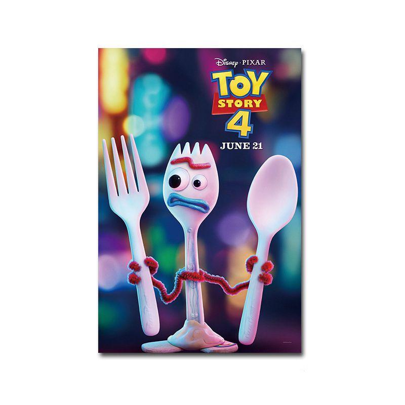 High-resolution Silk Poster Of Toy Story 4 For Home Decoration Enthusiasts**