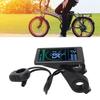 Electric Bike Display Screen Electric Bike LCD Display Meter Headlight Connector Lightweight 6 Pin Cable for 24V 36V 48V 60V