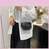 Fashionable Medium-sized Pu Saddle Bag For Women With Trendy Chain Handle
