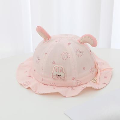 Baby Fisherman Hat Spring/Summer Cute Cartoon Panda Bear Sunshade Bowl Hat for Men and Women Baby Sunscreen Thin Children's Hat