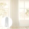 Stainless Steel Drapery Hook and Pin 4 Prongs Curtain Pleat Tape Hooks,Pinch Pleat Curtain Hooks for Pleated Drape