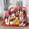 Mickey and Minnie Cartoon Blanket, Short Plush Cute Warm Blanket, Living Room Home Decoration Sofa Four Seasons Travel