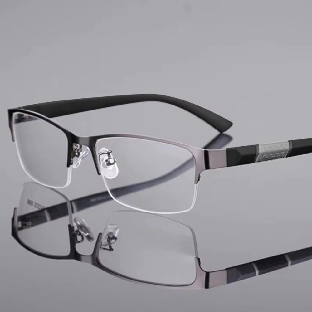 Strength: -0~-4.0x Photochromic Myopia Glasses Black+Blue Anti Eyestrain Reading Glasses Readers
