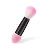 2 In 1 Makeup Brush Double Head Foundation Powder Blusher Nylon Hair Puff Sponge Cosmetic Tools