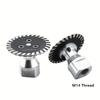 2-inch M14 Flange Cutting Disc, 50mm Detachable Ceramic Cutting Blade for Granite, Marble & Ceramic Tiles, Steel Mini Carving Cutting Piece