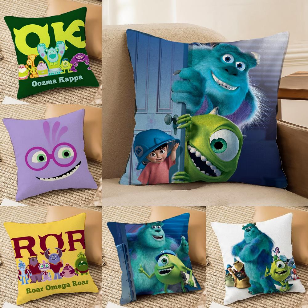 Lu Xika Chen Unisex Monsters,Inc Pillow Case Pillowcase, Double-Sided Printed, Sofa Cushion, Bedroom Headboard