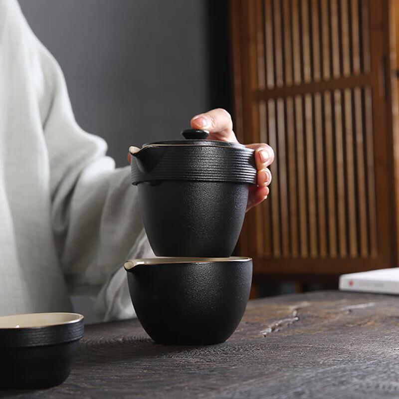 Mini Portable Ceramic Travel Tea Set