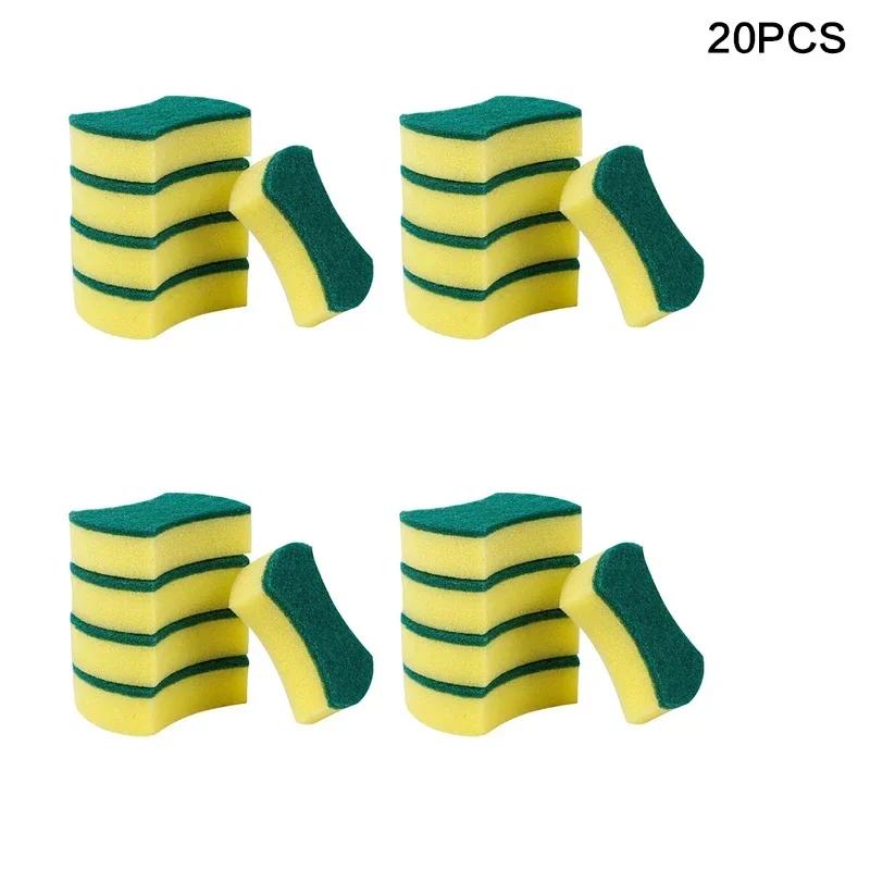 Kitchen Dishwashing Sponge Nano Emery Magic Rub Kit, 20/30pcs Sponges for Cleaning Pot Rust and Focal Stains