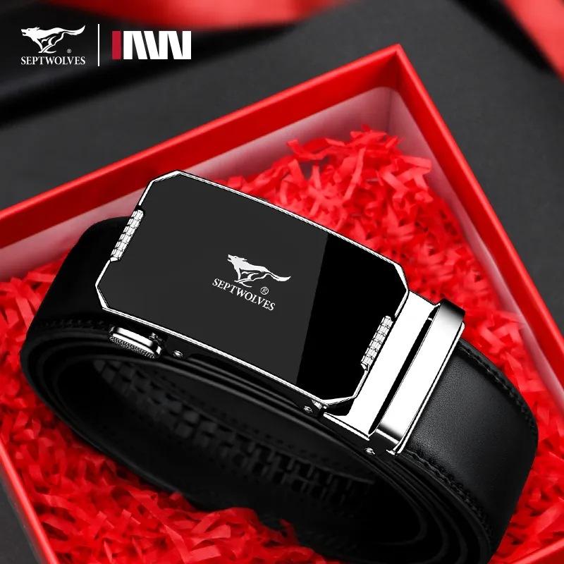 New Belt Men'S Business Automatic Buckle Belt Versatile Belt Holiday Gift Attribute Belt