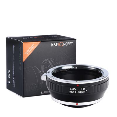 Canon EOS EF objektív - Fuji X FX bajonett adapter objektívvédővel K&F (EF-S) ef-effektus (KFFX)