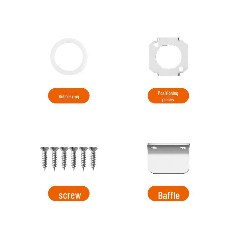 Přeshraniční Zahraniční Obchod Poštovní Schránka Zásuvkový Zámek Sada s Jazýčkovým Zámkem, Přepážkou a Hákovým Kusem - Samostatně Baleno