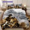 John Wayne's Retro Western Movies bedding, duvet cover, pillowcase, home decoration, birthday gift (1 * duvet cover+2 * pillowcase, coreless)