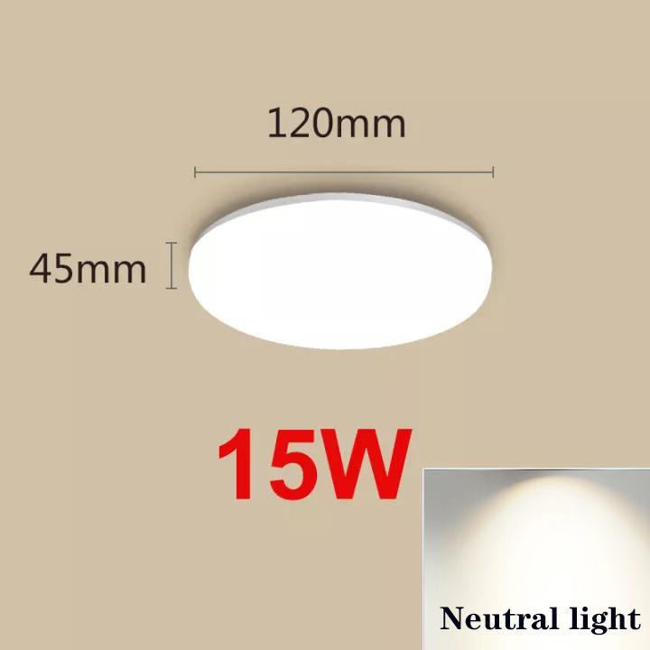 Moderne LED-Deckenleuchten, 50 W, 30 W, 20 W, 15 W, Deckenleuchten, energiesparende Panel-Lichtlampe, 220 V, 230 V, Oberflächenmontage für Wohnzimmer, Badezimmer, Heimbeleuchtung