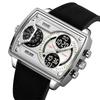 Skmei Mens Multiple Time Zone Sports Watches Fashion Digital Analog Display Waterproof Quartz Wristwatch Led Chrono Alarm Clock