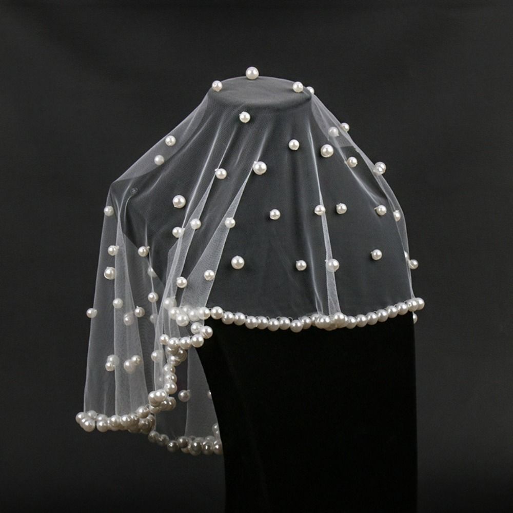 French Wedding Veils Short Bride Head Gauze Fashion Brides Veil  Headpieces