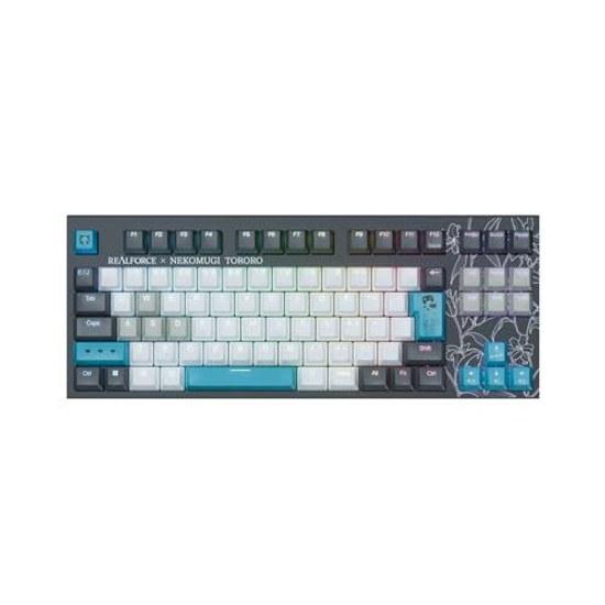 REALFORCE Neko Mugi Tororo GX1 Plus Keyboard 45g Japanese Layout Black Two-color Molding Sublimation Printing Electrostatic Capacitive Non-contact PBT