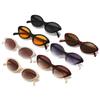 New Luxury Brand Design Fashion Cat Eye Sunglasses Men Women Unisex Retro Trending Outdoors Street Photography Sunglasses UV400