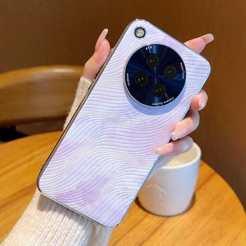 Für OPPO Find X8S X8S Plus Galvanisiert Aquarell Brillante Textur Fallresistent Fingerabdruck Handyhülle