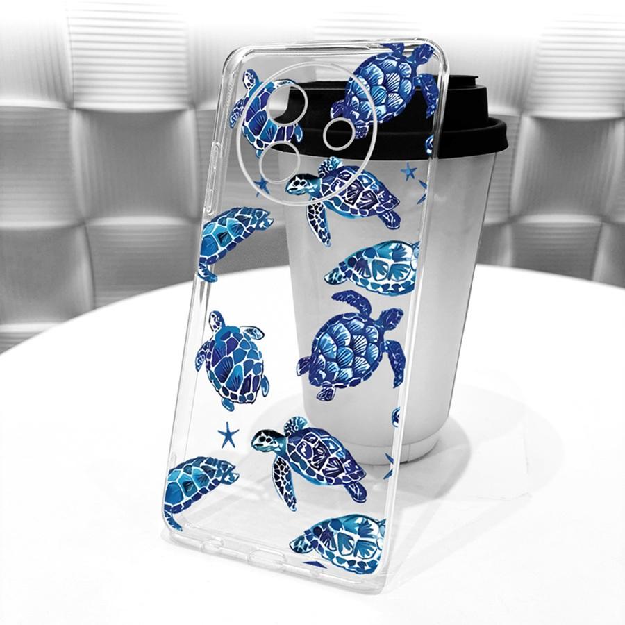 For Vivo Y300i Y39 5G Case V2443 Cover Clear Bow Painted Silicone Soft Back Case For VivoY39 Y300i transparent Protective Shell