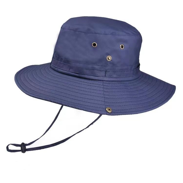 Summer Foldable Sun Hat With Wide Brim For Outdoor Fishing And Travel