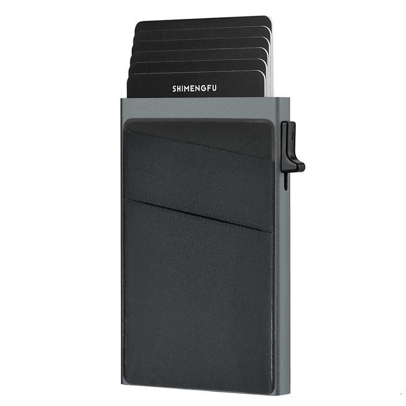 2023 Men's Ultra-Thin Aluminum RFID Card Holder Wallet