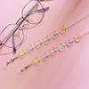 Bead Mask Strap Heart shape Glasses Chain Eye wear Accessories Eyeglass Lanyard Glasses Necklace