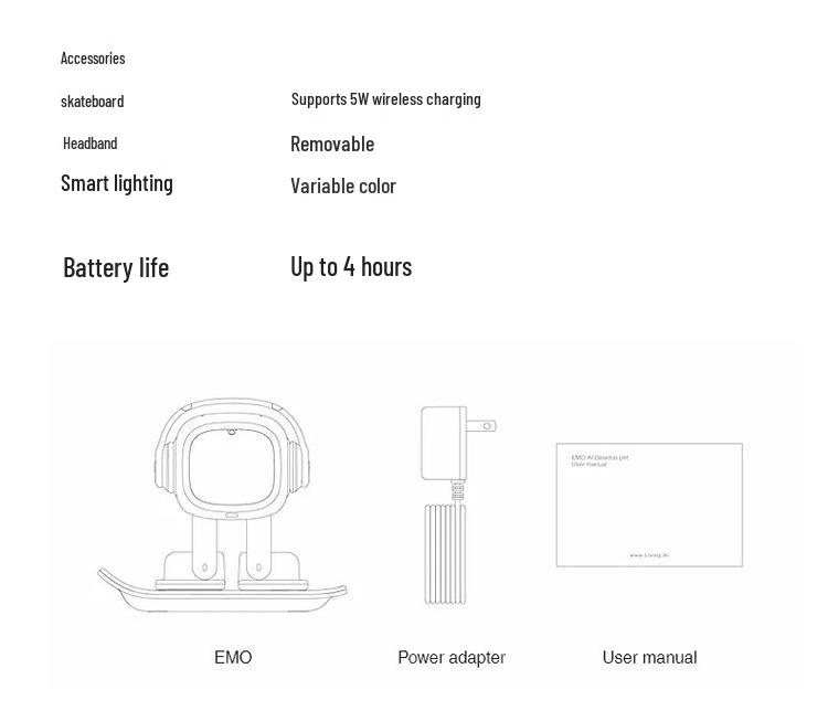 Emo Robot: Interactive AI Desktop Toy and Emotional Companion for Children