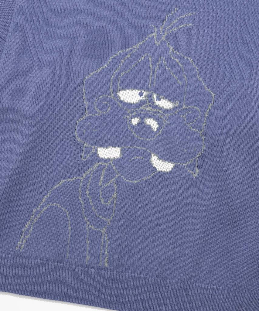 RETRIEVER CLUB Sleeping Dog Knit [Baby Blue]