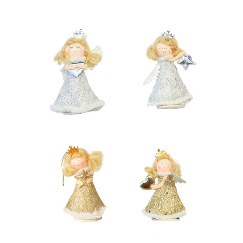 Christmas Home Party Princess Decorative Xmas Tree Supplies Angel Girl DIY Festival Decorations