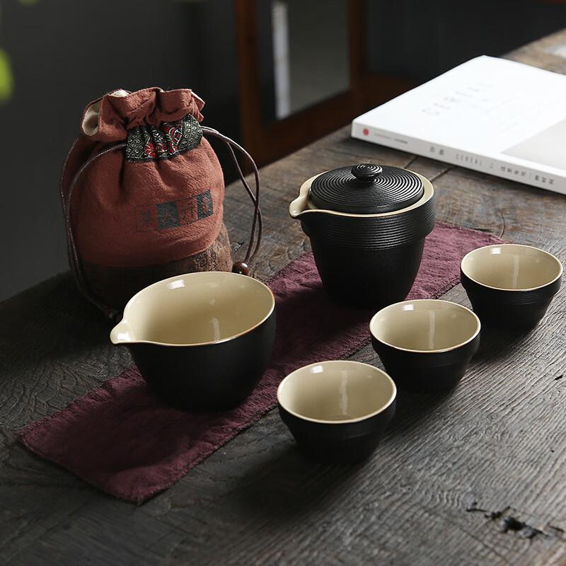 Portable Ceramic Travel Tea Set
