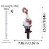 2D Acrylic Duck Garden Ornament, Lawn Stake, Bonsai Sign