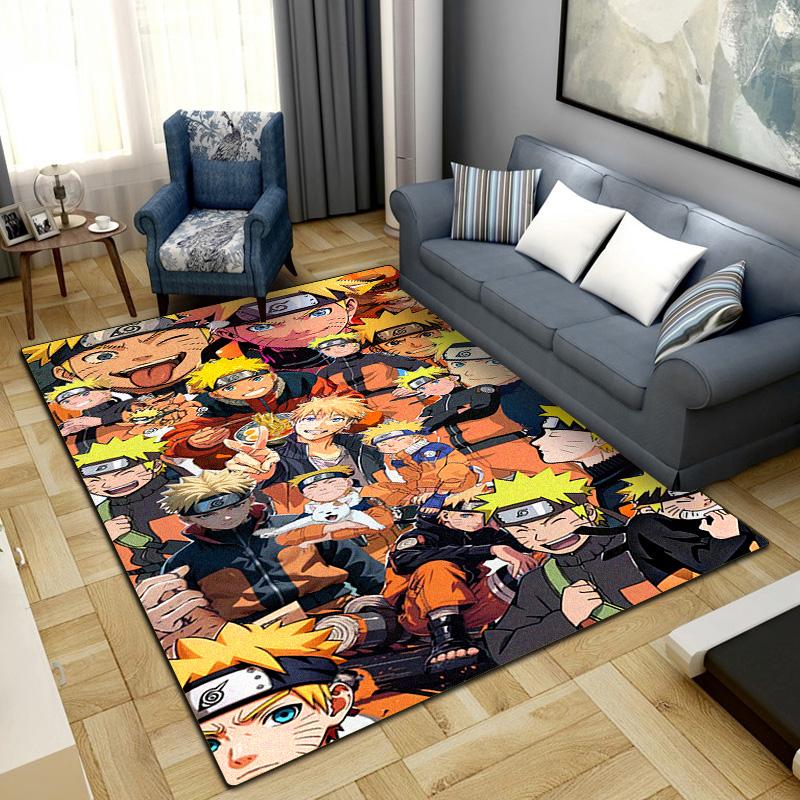 Anime-Naruto Area Carpet for Living Room Bedroom Home Decor Cool Movie Mat Floor Mat -LXR49