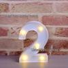 LED Luminous Letter and Number String Lights for Birthday, Proposal, and Event Décor