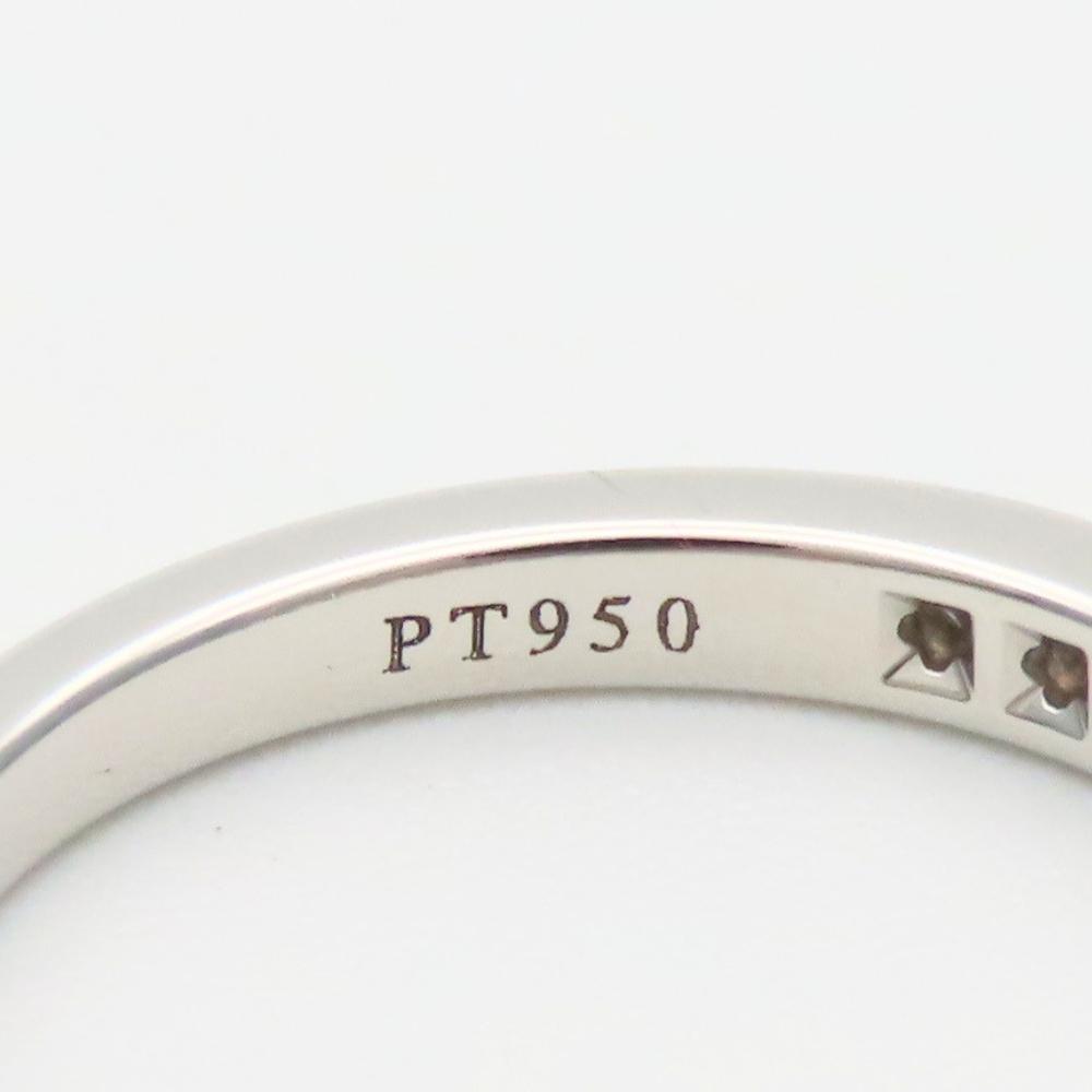 Used TIFFANY&Co. Ring Half eternity Half circle EU#49 Pt950Platinum/diamond 3.49g Platinum jewelry