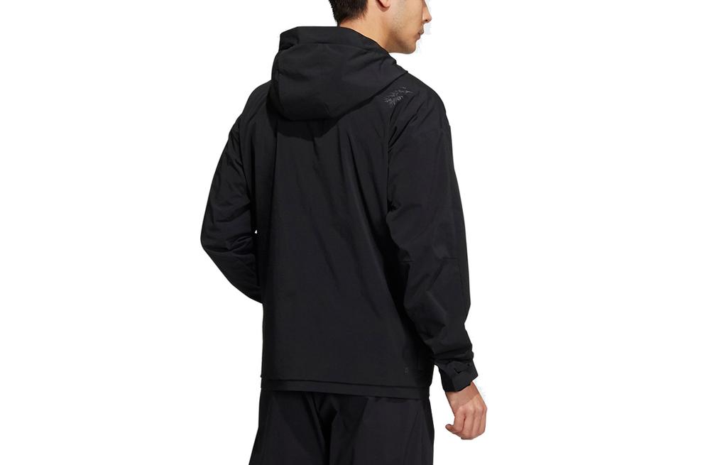adidas Jackets Men's Black Hooded Moderate Other H39259