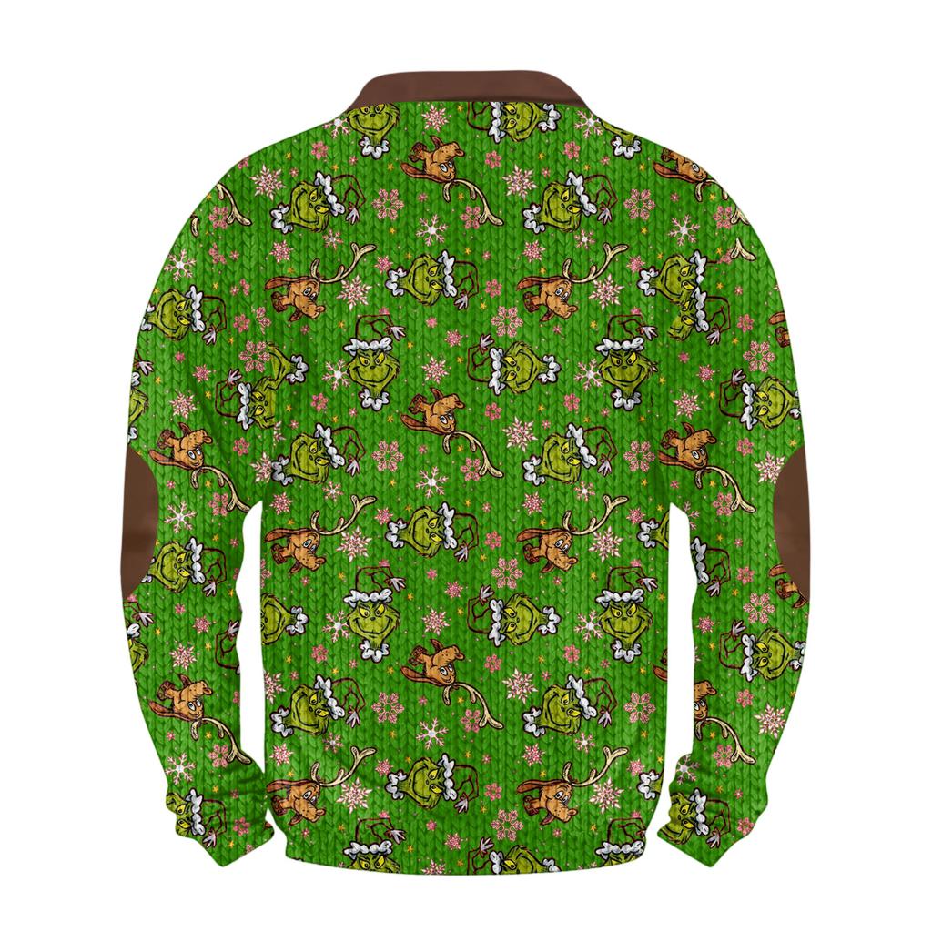 Men'S Outdoor Zipper Long Sleeved Sportswear Casual Sweatshirt