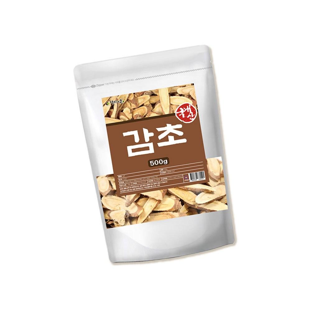Geongangmaeum Licorice Flavor Domestic Dried Licorice Herb 1 Set 500g
