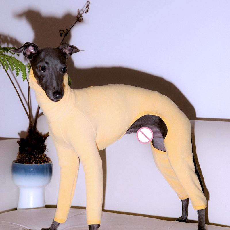 

Зимовий теплий светр з високим коміром, жилет для собак із хортом, пуловер із товстим пальто для собак середніх розмірів XXL