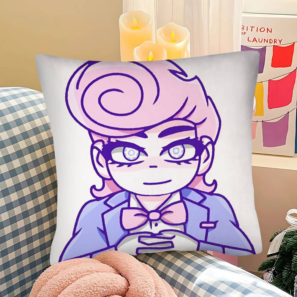 

pc Blood Money Anime Pillow Case Fashion Square Pillowcase Bedroom Sofa Room Ins Decoration Leisure 40x40cm