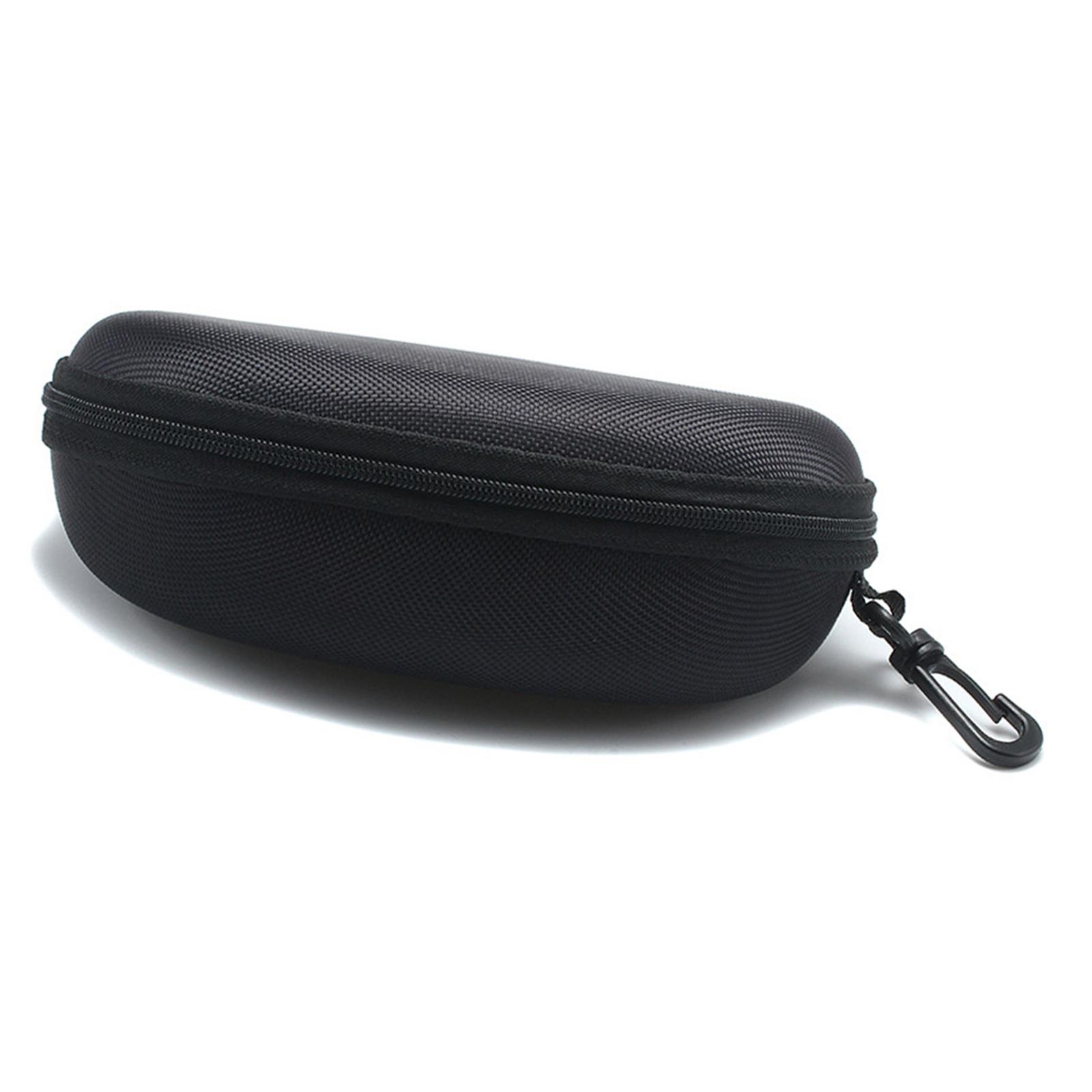 

Прочный чехол для очков из ткани Оксфорд с карабином для надежной транспортировки и защиты от царапин