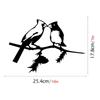Metal Bird Stake Outdoor Garden Bird Statue Decorative Metal Animal Silhouettes for Tree Garden Decorative Bird Ornament