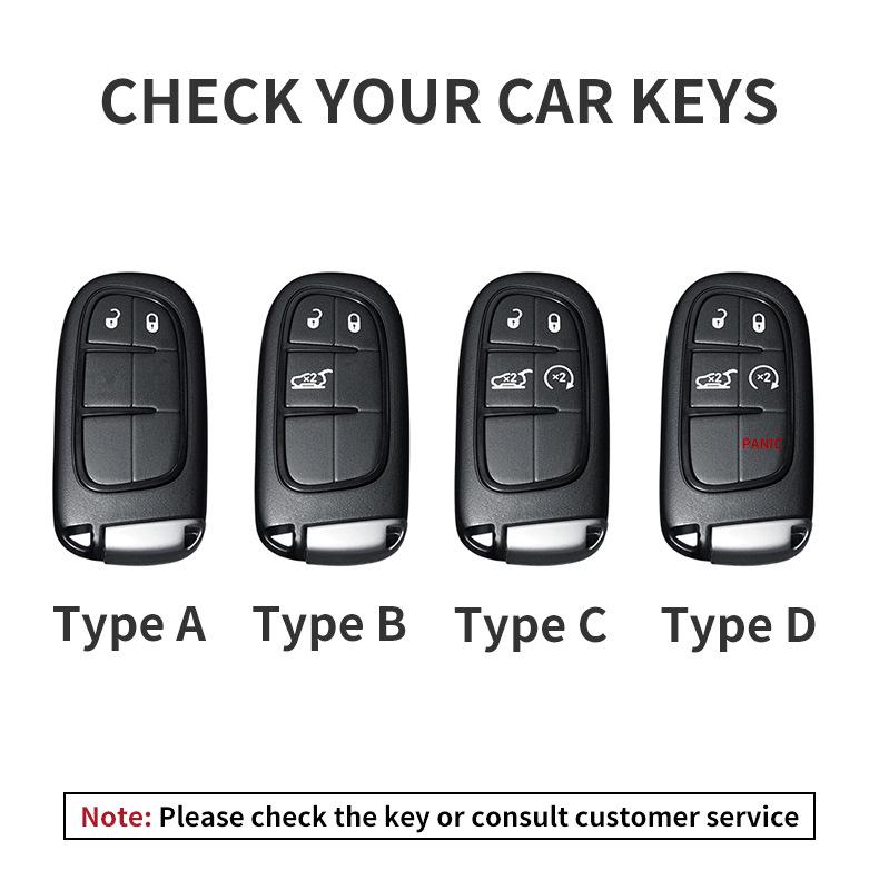 Jeep Compass & Grand Cherokee Key Case Shell with Buckle